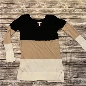 Victoria’s Secret color block beach sweater